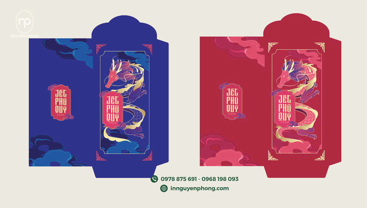 Các mẫu bao lì xì phù hợp với doanh nghiệp